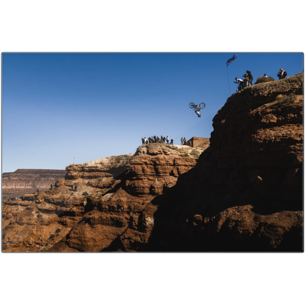 Mountain Biking Metal Prints - Cam Zink Red Bull Rampage