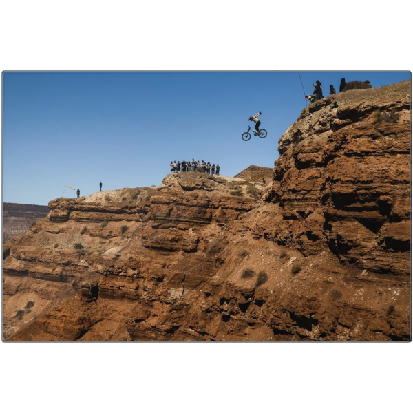 Mountain Biking Metal Prints - Kyle Strait Red Bull Rampage