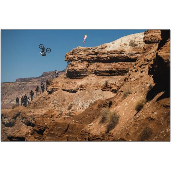 Mountain Biking Metal Prints - Tom Van Steenbergen Red Bull Rampage