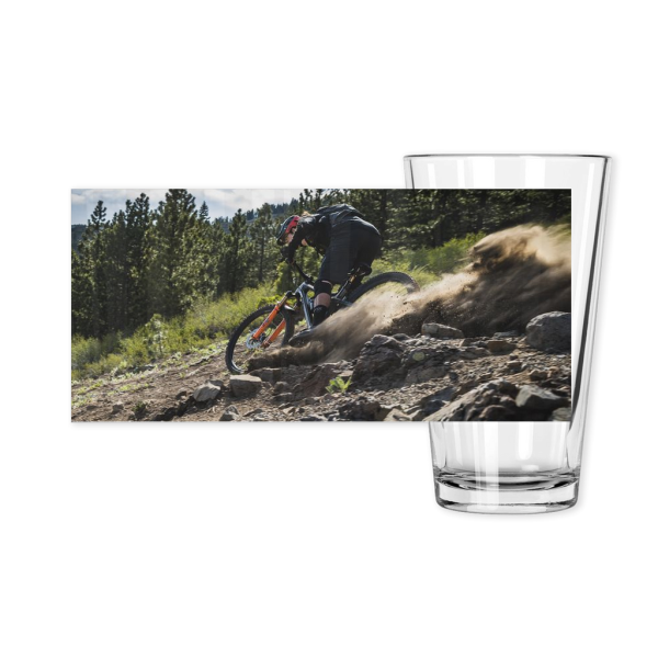 Enduro Mountain Biking Pint Glass - Tahoe Roost