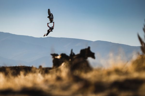 Motocross Frosted Pint Glass - Adam Jones Backflip Indian Air - Image 2