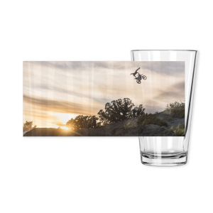 Motocross Pint Glass