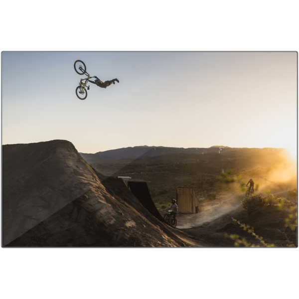 Mountain Biking Metal Prints - Adolf Silva