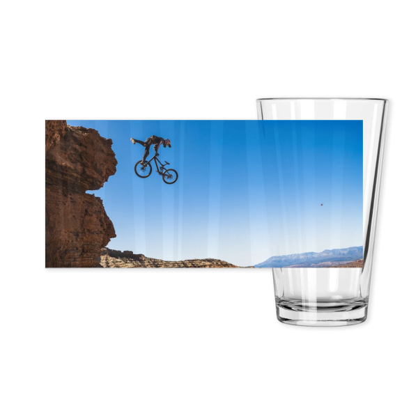 Freeride Mountain Biking Pint Glass - Brandon Semenuk