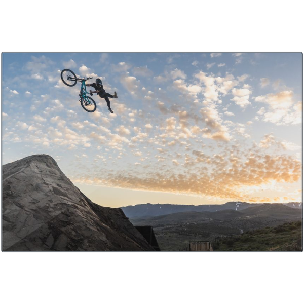 Mountain Biking Metal Prints - Sunset Indian Air