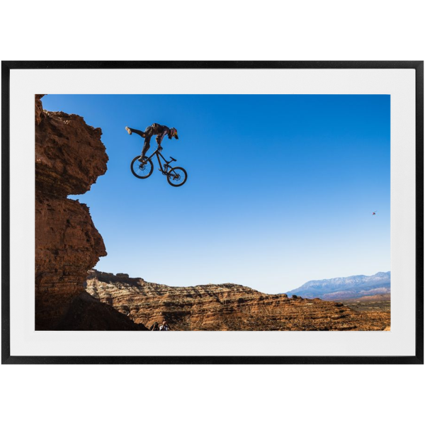 Framed Red Bull Rampage Art Print - Brandon Semenuk