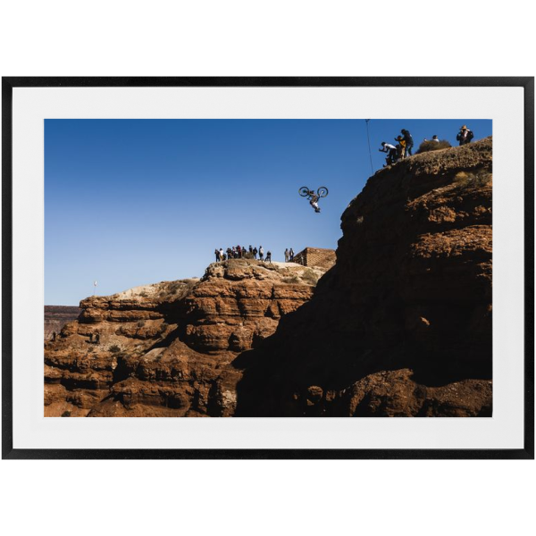 Framed Red Bull Rampage Art Print - Cam Zink