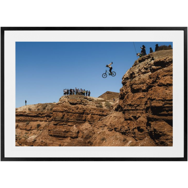 Framed Red Bull Rampage Art Print - Kyle Strait