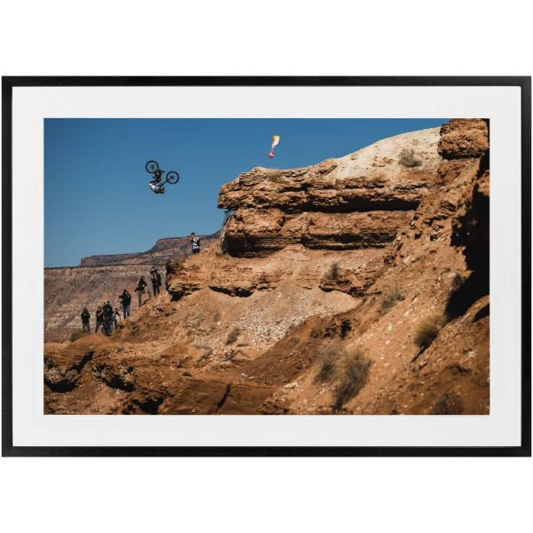 Framed Red Bull Rampage Art Print - Tom Van Steenbergen