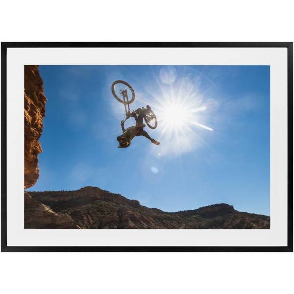 Framed Red Bull Rampage Art Print - Kurt Sorge