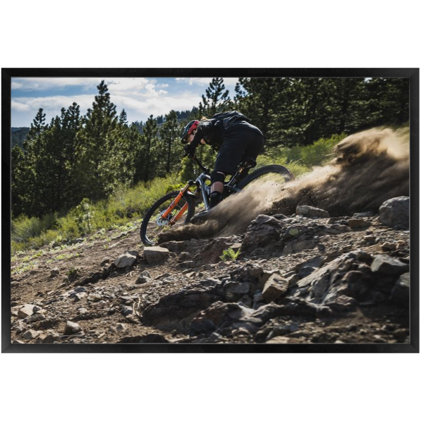 Framed Enduro Mountain Biking Print - Tahoe Roost - Image 3