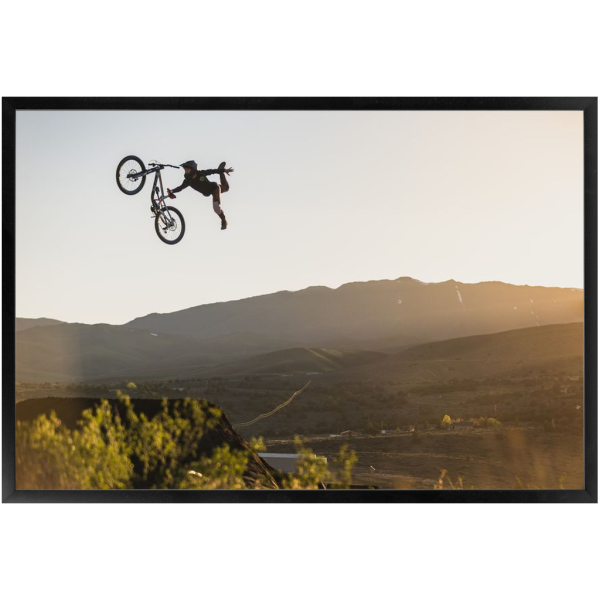 Framed Freeride Mountain Biking Print - Kurtis Downs - Image 3