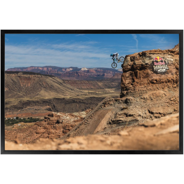 Framed Red Bull Rampage Art Print - Reed Boggs - Image 3