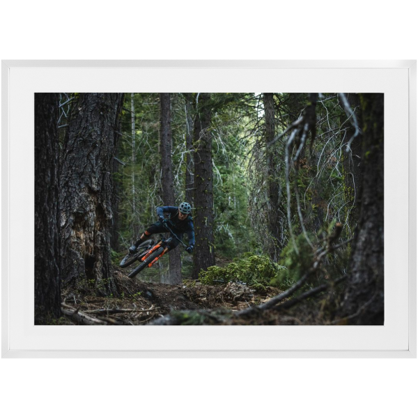 Framed Enduro Mountain Biking Print - Tahoe Forest - Image 4