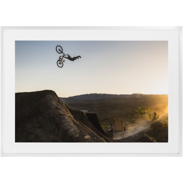 Framed Freeride Mountain Biking Print - Adolph Silva - Image 4