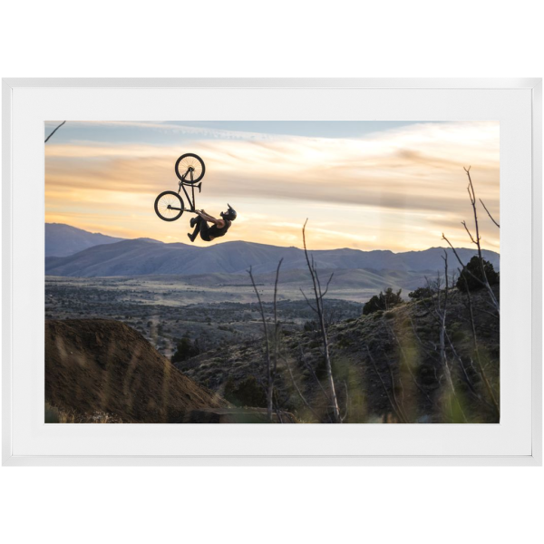 Framed Freeride Mountain Biking Print - Flipwhip - Image 4