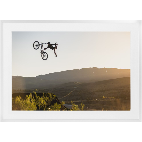 Framed Freeride Mountain Biking Print - Kurtis Downs - Image 4