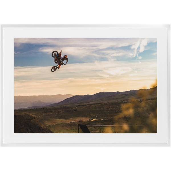 Framed Motocross Art Print - Tyler Bereman Sunset Whip - Image 4