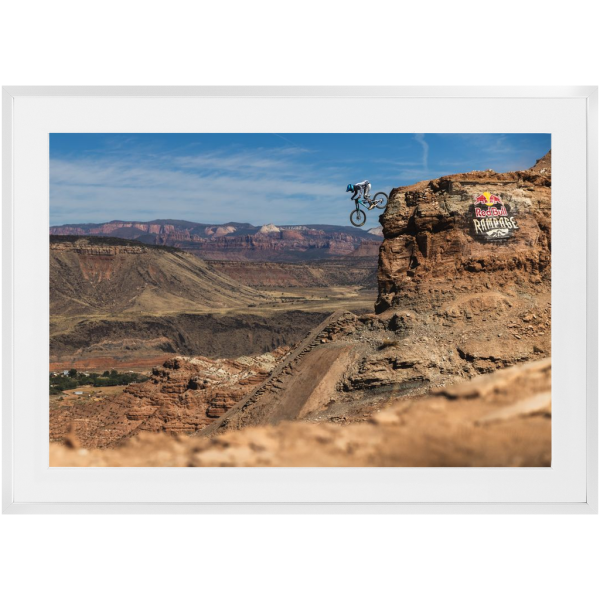 Framed Red Bull Rampage Art Print - Reed Boggs - Image 4