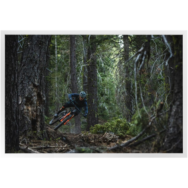 Framed Enduro Mountain Biking Print - Tahoe Forest - Image 5