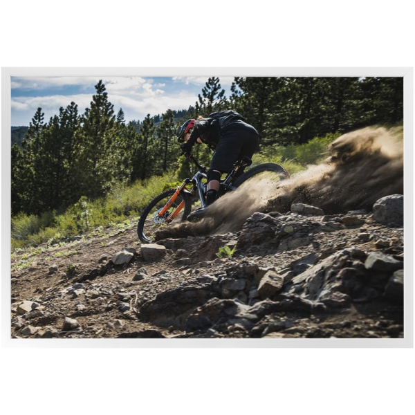 Framed Enduro Mountain Biking Print - Tahoe Roost - Image 5