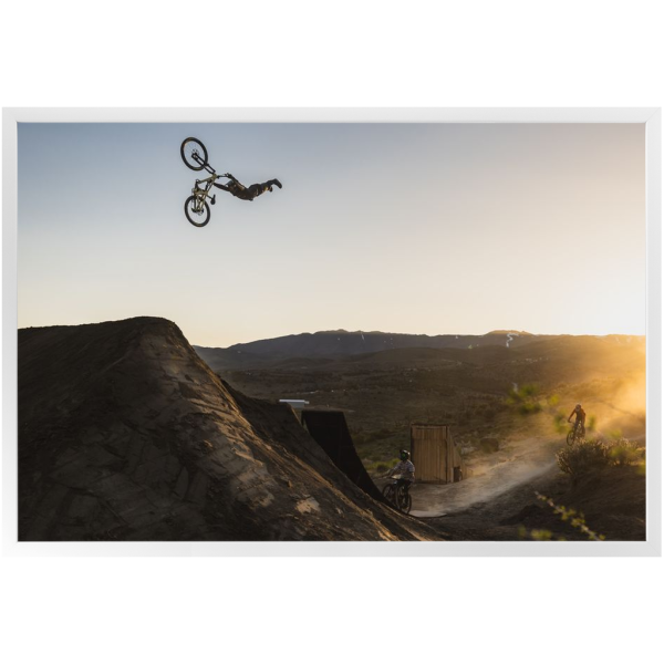 Framed Freeride Mountain Biking Print - Adolph Silva - Image 5