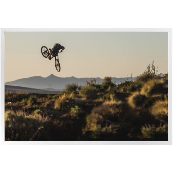 Framed Freeride Mountain Biking Print - Hayden Zablotny Whip - Image 5