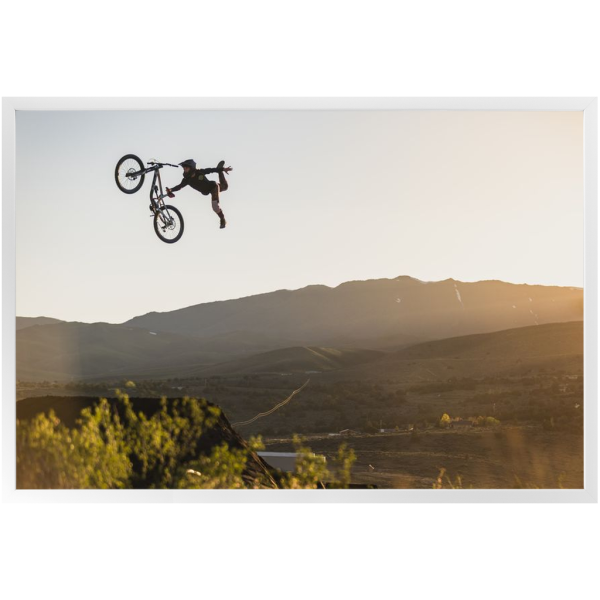 Framed Freeride Mountain Biking Print - Kurtis Downs - Image 5