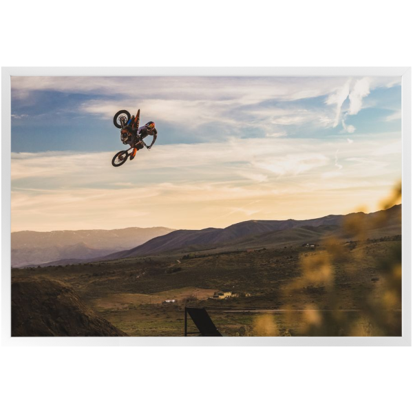 Framed Motocross Art Print - Tyler Bereman Sunset Whip - Image 5