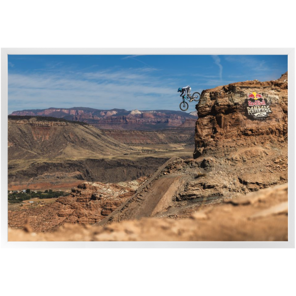 Framed Red Bull Rampage Art Print - Reed Boggs - Image 5