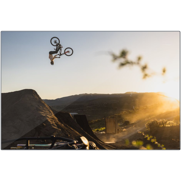 Mountain Biking Metal Prints - Dj Brandt Backflip