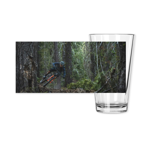 Enduro Mountain Biking Pint Glass - Tahoe Forest