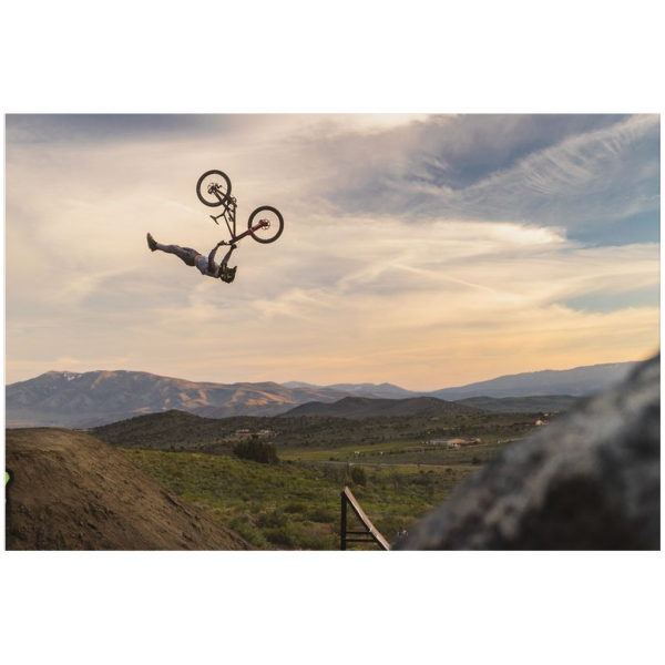 Freeride Mountain Biking Poster - Dj Brandt Superflip - Image 3