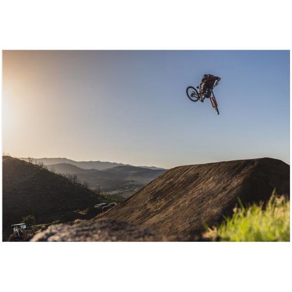 Freeride Mountain Biking Poster - Hayden Zablotny Sunset Whip - Image 3