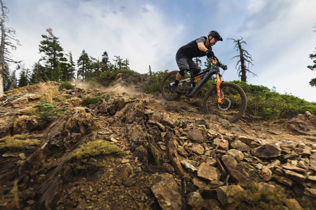 E-mountain bike photography