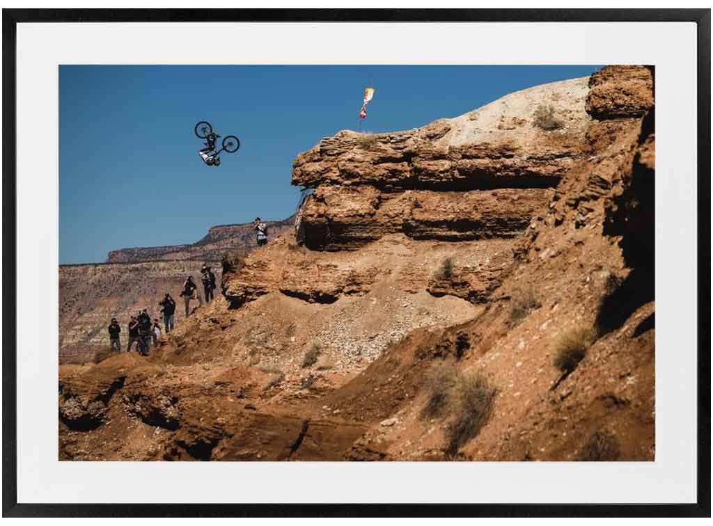 tom van Steenbergen, front flip, red bull rampage. Photo by Ryan Cleek