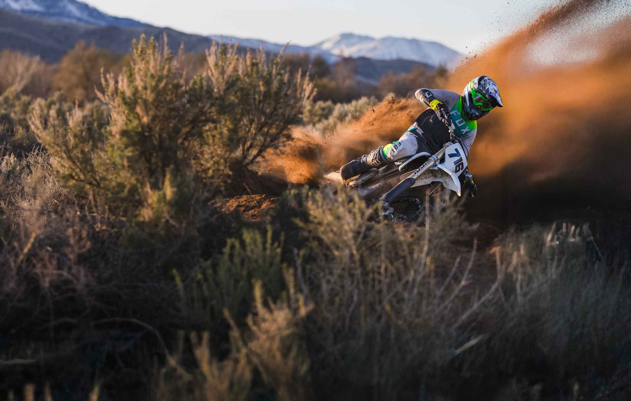 Stark Varg electric dirt bike photo shoot by Ryan Cleek