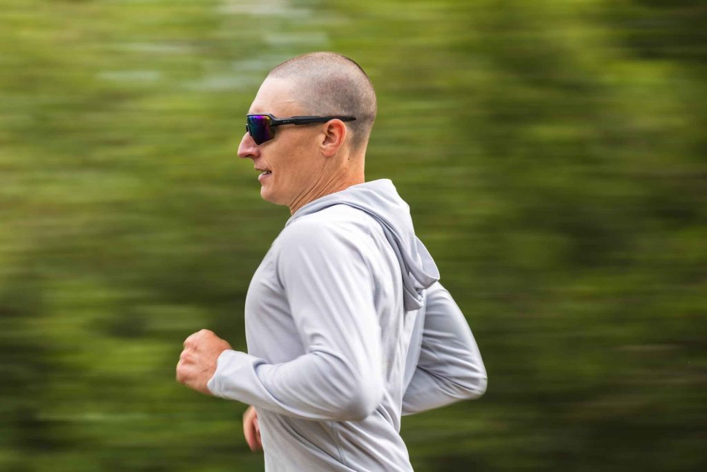 Shady Rays eyewear running photo shoot. Photo by Ryan Cleek