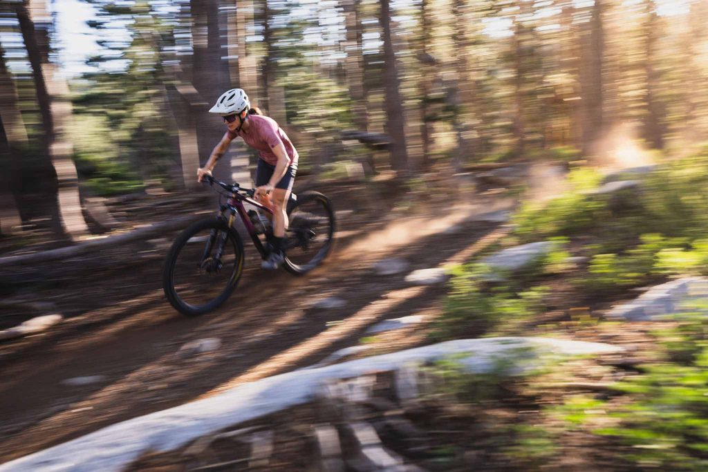 Liv pique mountain bike photo shoot by Ryan Cleek - Lake Tahoe mountain bike trails