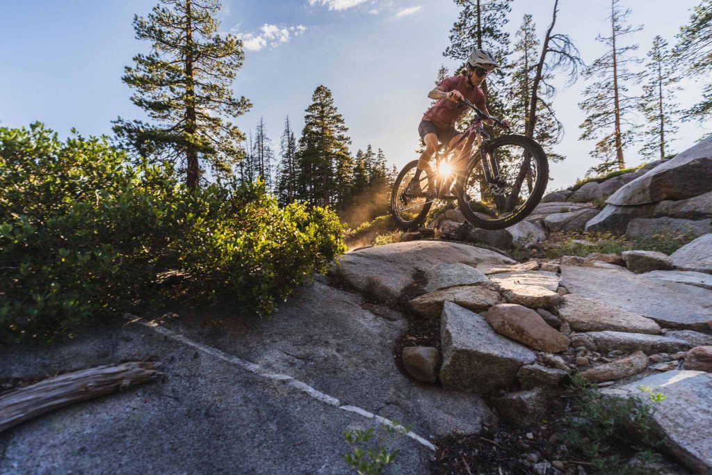 Liv pique mountain bike photo shoot by Ryan Cleek - Lake Tahoe mountain bike trails