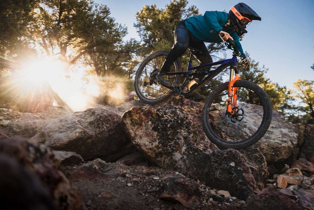 Ryan Cleek shooting mountain bike photography for global outdoor brands