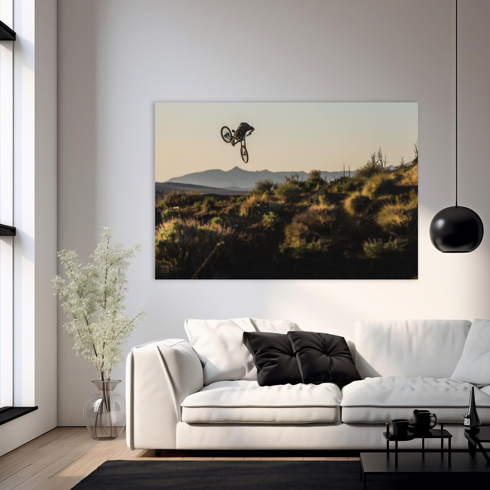 Hayden Zablotny Mountain Bike Poster - Sunset Whip - Image 3