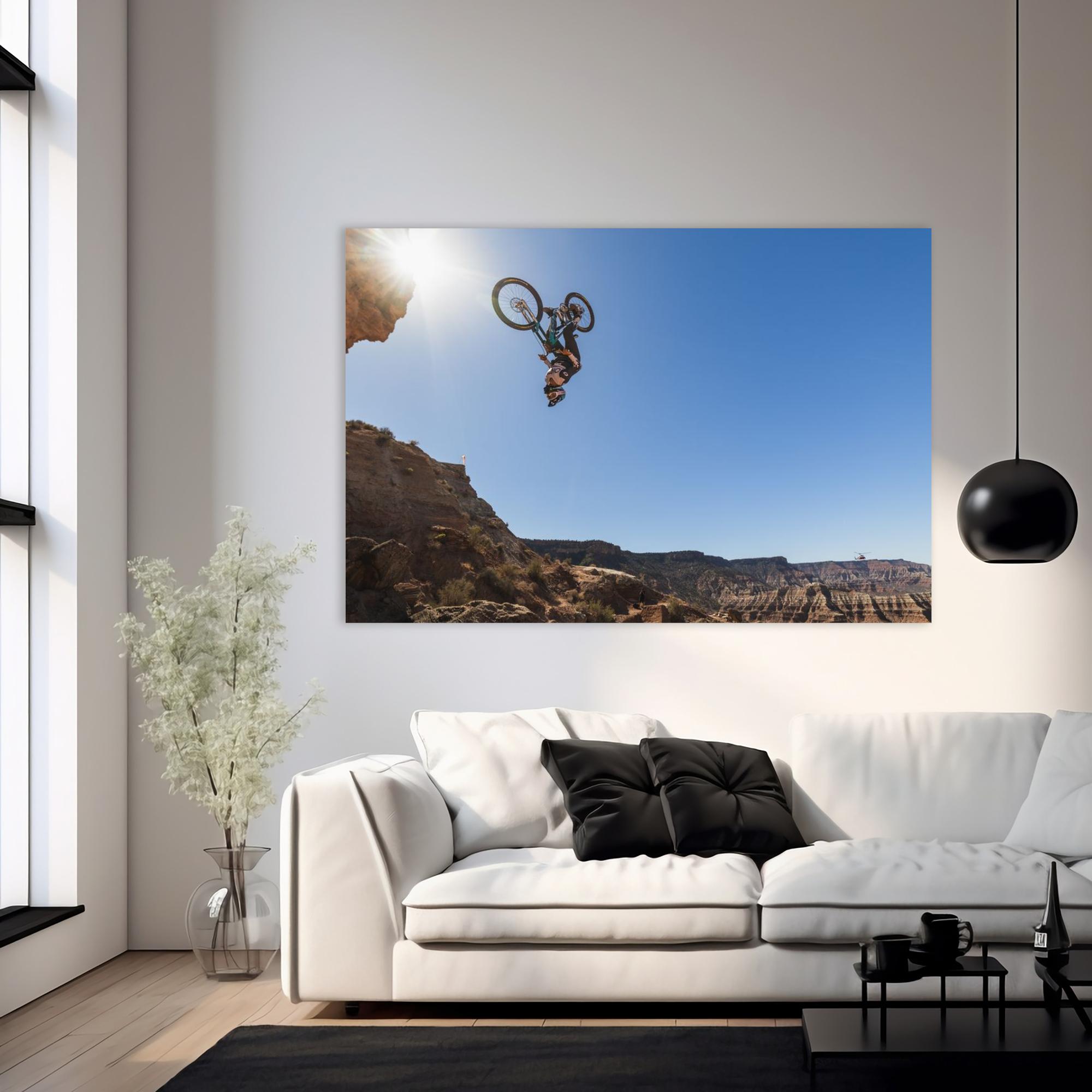 Adolf Silva Mountain Bike Poster - Rampage Backflip - Image 3