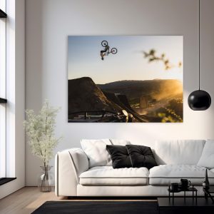 DJ Brandt Flip Poster - Mountain Bike Photography